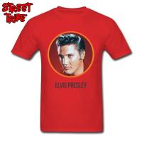 ราคา ผ้าฝ้าย 100 เสื้อผ้าผู้ชายเสื้อยืดแขนสั้น Elvis Presley พิมพ์ T เสื้อ Rebel Cool TShirt ใหม่ล่าสุดยุโรปลูกเรือคอ Tops tees (20931086854)
