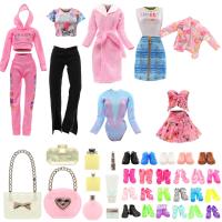 ราคา Barwa 25 เสื้อผ้าตุ๊กตาบาร์บี้และเครื่องประดับแฟชั่น กระโปรง 2 ชิ้น เสื้อ 2 ชิ้น ชุดว่ายน้ำ 2 ชิ้น รองเท้าส้นสูง 5 ชิ้น รองเท้าส้นเตี้ย 5 คู่ กระเป๋าเครื่องสำอาง 9 ชิ้น 11 5 นิ้ว (19244382067)