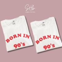 ราคา sherbettee เสื้อยืดลาย born in 90 s (17451868895)