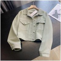 ราคา Uniqlo ร้านเรือธงทุกวันเดี่ยวห้องลองเสื้อสามารถเค็มหรือ Sweet Street รู้สึก Silhouette Lapel Casual แจ็คเก็ตผ้าเดนิมเสื้อผู้หญิงด้านบน (17568181654)