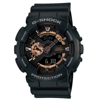 ราคา C ASIOนาฬิกาข้อมือผู้ชายGSHOCK นาฬิกาข้อมือผู้ชาย สายเรซิ่น รุ่น GA 110HR 1A Red and black (17508217031)