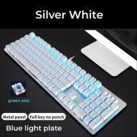ราคา HP GK100 Game Mechanical Keyboard Professional Esports Wired Keyboard 104 Keys N key rollover Backlight effect Comfortable Gaming Keyboard (20662395335)