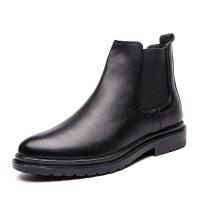 ราคา Winter Leather Men Riding Boots Shoes Chelsea Handsome Vintage English Style High Quality Platform (16494184493)