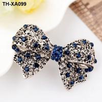 ราคา rhinestone spring clip top mothers hairpin on the back of head simple ponytail bow headband hair (20480563102)