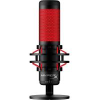 ราคา HyperX QuadCast USB Condenser Gaming Microphone for PC PS4 PS5 and Mac Anti Vibration Shock Mount Four Polar Patterns Pop Filter Gain Control Podcasts Twitch YouTube Discord Red LED Red Lighting (1999