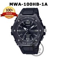 ราคา CASIO ของแท้ รุ่น MWA 100H MWC 100H MWD 100H นาฬิกาข้อมือผู้ชาย มีกล่อง ประกัน1ปี MWA MWC MWD MWA100 MWC100 MWD100 (19318642698)