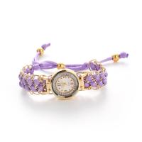 ราคา นาฬิกาข้อมือควอตซ์สายถักสีทองนาฬิกากําไลสำหรับผู้หญิงนาฬิกาข้อมือปรับได้แบบลำลองนาฬิกาผู้หญิง (19252470775)