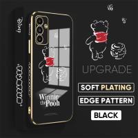 ราคา PMP Mall เคสปลอกสำหรับ Samsung กาแล็คซี่เคส S23 S23 S23พิเศษ5G เคสซัมซุง A14 5G ฟรี การ์ตูนวินนี่ช้อนส้อมมีดหมีพูห์น่ารักหมีพูรูปแบบขอบสี่เหลี่ยมชุบเคสโทรศัพท์เคสโทรศัพท์นิ่ม (17806860370)