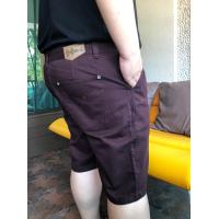 ราคา สีเปลือกมังคุด ไซส์ 38 46 กางเกงขาสั้นผู้ชาย รุ่นHertz ฟอกนิ่ม สีไม่ตก (17121350205)