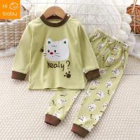 ราคา Childrens Underwear Set Cotton New Arrival Boys Autumn Pajamas Girls Babys Autumn Clothes Autumn Trousers Home Clothes Childrens Clothing (20523038603)