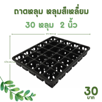 ราคา กระถาง กระถางต้นไม้ ถาดหลุม สี่เหลี่ยม เบอร์ 2 2 5 3 นิ้ว 12 18 30 40 หลุม สีดำ สีขาว สีเทา สีอิฐ (20898156815)