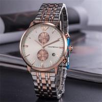 ราคา Armani Fashion Mens Watches Top Brand Luxury Genuine Leather Strap Quartz Men S Watch Business Casual Date Chronograph Watch Men Luxury Status Symbol ซื้อทันทีเพิ่มลงในรถเข็น (16534019946)