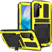 ราคา ซองกันน้ำโลหะเต็ม360ชิ้นสำหรับ S21 Samsung Galaxy S22อัลตร้า S23บวก S21 FE Note 20อลูมิเนียมฝาครอบเกราะกันกระแทก (19906357980)