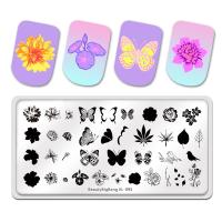 ราคา Thaya แผ่นปั๊มเล็บเล็บแผ่นปั๊มแม่แบบเล็บฟักทองฮาโลวีนผี BeautyBigBang Halloween XL 005 (16094142068)