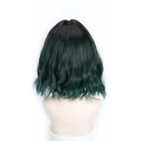 ราคา ชุดวิกผมหยักแบบผมหยิกสั้นสีเขียวโพลาริสแบบไล่ระดับสีสำหรับผู้หญิง (19620271113)
