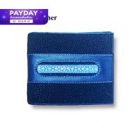 ราคา กระเป๋าหนังแท้ กระเป๋าสตางค์หนังปลากระเบน ลายหนาม คาดหนัง กันน้ำสวยงามเกินราคา กระเป๋าสตางค์หนังปลากระเบนแท้ (17347099118)