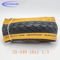 ราคา Schwalbe Marathon Racer ONE KOJAK สำหรับ Brompton 35 349 16นิ้ว16X1 1 3น้ำหนักเบาเป็นพิเศษสีเหลืองด้านข้างยาง32 349พับยาง (8569078996)