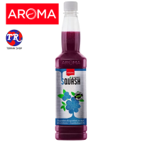 ราคา Aroma SQUASH Blueberry น้ำผลไม้เข้มข้น รสบลูเบอร์รี่ 730มล (8350507235)