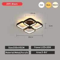 ราคา โคมไฟเพดานทันสมัยสำหรับห้องครัวห้องนั่งเล่นทองสีดำ Led ไฟติดเพดานสำหรับทางเดินห้องนอนสีขาวโคมไฟระเบียงโคมไฟ (8065555333)