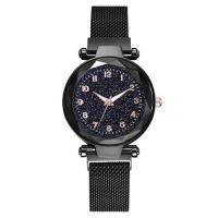 ราคา New Popular Women Watches Fashion Starry Sky Ladies Quartz Clock Luxury Magnetic Mesh Female Wristwatch 2019 Best Watch for Gift (20009878554)