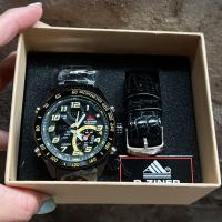 ราคา N Time Shop D ziner นาฬิกาข้อมือ แบรนแท้ กันน้ำ100 พร้อมสายหนัง สลับสายเปลี่ยนได้ พร้อมกล่องแบรน มีป้ายรับประกัน พร้อมส่งค่ะ (12494299348)