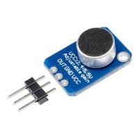 ราคา Diyiot เครื่องขยายเสียงไมโครโฟนอีเลคเตรท MAX4466แบบปรับได้สำหรับ Arduino (7609472891)