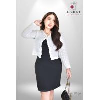 ราคา LARGE size set S39 ชุดเซตสาวอวบ ชุดเซ็ท 2 ชิ้น เสื้อคลุม เดรสแซ่บ ผ้ายืดวูลลี่ Lอก38 42 XXL 42 50 ชุดเซ็ทผู้หญิงอวบ ชุดทำงานสาวอวบ ชุดเดรสสาวอวบ แฟชั่นสาวอวบ แบรนด์ไทย (17566779680)