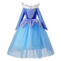 ราคา ZZOOI MUABABY 25 Styles Princess Fancy Dress Up for Girls Elsa Sophia Rella Snow White Sleeping Beauty Halloween Party Anna Costume (18135031834)