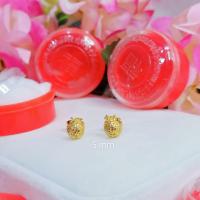 ราคา ต่างหูหุ้มทองแท้ 96 5 งานล็อตใหม่ สีเหมือนแท้ที่สุด แถมตลับทุกคู่ (15898332124)