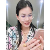 ราคา แว่นกรองแสงคอมพิวเตอร์ แว่นสายตาสั้น 8922 Square ฟ้าใส กรอบทูโทน แว่นสายตาบลูบล็อก แว่นกรองแสงสีฟ้า แว่นตาแฟชั่น แว่นตา Kwang glasses (19792614970)
