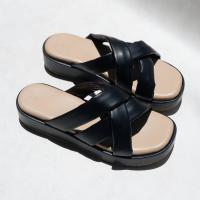 ราคา นิ่มมาก ALIN รองเท้าส้นตึกสูง1 5นิ้ว รุ่น สายสาน (19812954786)