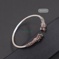 ราคา SILVER 92 5 กำไลเงินแท้ 92 5 หนา 3mm ราคาต่อ 1 วง (17256167313)