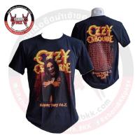 ราคา เสื้อยืดพิมพ์ลายแฟชั่นเสื้อวง Ozzy Osbourne ลิขสิทธิ์แท้100 S 5XL (20525711171)
