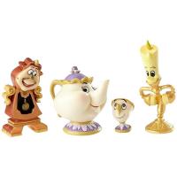 ราคา Beauty And The Beast Cogsworth Clock Anime Action Figures Candle Lumiere Model Collection Decoration Gift Toys For Kids (16076914146)