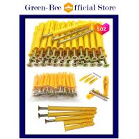 ราคา พุกพลาสติกพุกพลาสติกพร้อมสกรูน็อตพุกเหล็ก พุกพลาสติก น็อตพุก ตอกปูน อิฐ เหล็ก หิน คอนกรีต เหล็ก ไม้ ฝาผนังพุ๊กตะปูพุกตอ (21110630762)