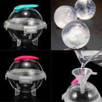 ราคา Round Ball Ice Cube Mold DIY Ice Cream Maker Silicone Ice Mould Whiskey Ice Tray (14676221463)