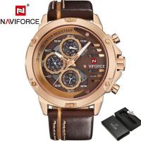 ราคา Naviforce นาฬิกาสำหรับผู้ชาย100ทหารอาชีพกันน้ำสไตล์สปอร์ตหนังพร้อมกล่องเดิม (18743018134)