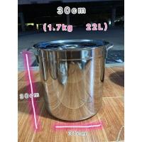 ราคา หม้อสตูว์ หม้อสต็อกทรงสูง สแตนเลสแท้หนา ขนาด 26cm 30cm 35cm 40cm (15991986385)