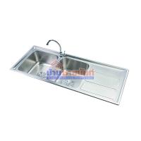 ราคา อ่างล้างจาน EVE รุ่น MEGAN 1200 500 แบบ 2 หลุม ที่พักจาน ก๊อก เก็บปลายทาง รหัส 2303 0075 (2846916160)