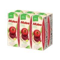 ราคา มาลี น้ำทับทิมผสมผลไม้รวม 100 200 มล X 6 กล่อง Malee 100 Pomegranate UHT 200 ml x 6 โปรโมชันราคาถูก เก็บเงินปลายทาง (15012847007)