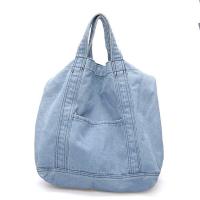 ราคา Denim bag 2023 new large capacity single shoulder shopping bag crossbody bag Korean version chic art bag bag (20605078411)