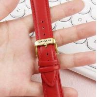 ราคา ใช้แทน สายนาฬิกา สายนาฬิกาหนังแท้ COACH สายนาฬิกาผู้หญิง boyfrien ชั้นบนสุดสายหนังวัว 12 มม 20 มม (21159164201)