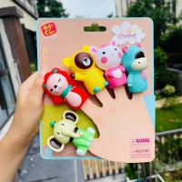 ราคา Baby finger dolls Kindergarten storytelling hand dolls childrens early education enamel animal dolls (20976606277)
