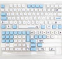 ราคา 125 Keys Doraemon Theme Keycaps XDA Profiles PBT Dye Sublimation Custom Mechanical Keyboard Keycap for GATERON Cherry Mx Switch (20334383052)