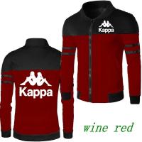 ราคา แจ็คเก็ตกีฬา Kappa มีซิปเสื้อแจ็คเก็ตแข่งรถจักรยานยนต์วัยรุ่นเสื้อบอมเบอร์แจ็คเก็ตผู้ชายผู้ชายแฟชั่นใหม่ (19340113309)
