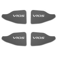 ราคา Motorshow ฝาครอบตกแต่งประตูรถ Toyota Vios ภายในรถยนต์วัสดุสแตนเลสสำหรับ2014 2015 2016 2017 2018 สีฟ้า สีดำ สีเงิน (14860293909)