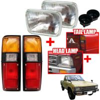 ราคา ชุดไฟหน้า KOITO ไฟท้าย รุ่น โตโยต้า ไฮลักซ์ TOYOTA HILUX LN40 RN40 ม้ากระโดด ปี 1979 1983 รวมชุดสายไฟ 4 ดวง (14130592399)
