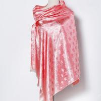 ราคา Thai silk ผ้าพันคอผ้าไหม ผ้าคลุมไหล่ ลายช้าง ลายดอกไม้ (16611327684)