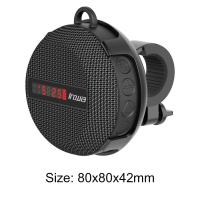ราคา Bicycle MTB Cycling Wireless Speaker Bluetooth Compatible Smart LED Digital Display Speaker Outdoor Waterproof Subwoofer (13610753941)