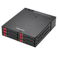 ราคา 6 Bay 2 5Inch SATA SSD HDD Enclosure Mobile Rack Enclosure Hard Disk Enclosure Rack Data Storage for 5 25 Drive Bay Durable Easy to Use (20535570795)